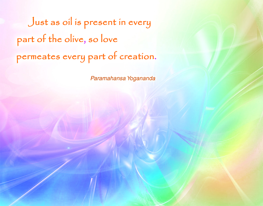 Yogananda love permeates wallpaper